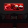 Wallity Lienzo Decorativo Iluminado con LED 30x90 cm Multicolor